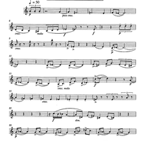 Trio di canzoni - Clarinet in B-flat