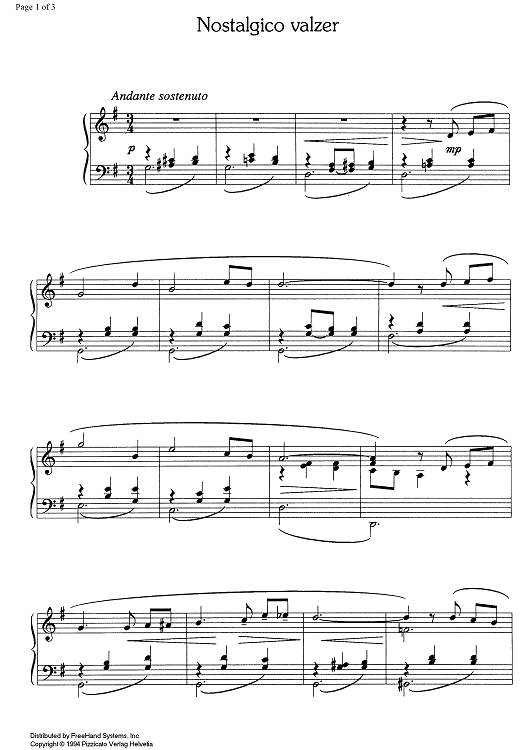 Nostalgico valzer