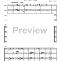 Two By Four for Cello Quartet - Score