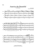 America the Beautiful / Star-Spangled Banner - Score