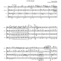 America the Beautiful / Star-Spangled Banner - Score