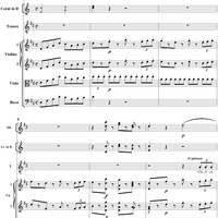 "Clarice cara mia sposa", aria, K256 - Full Score