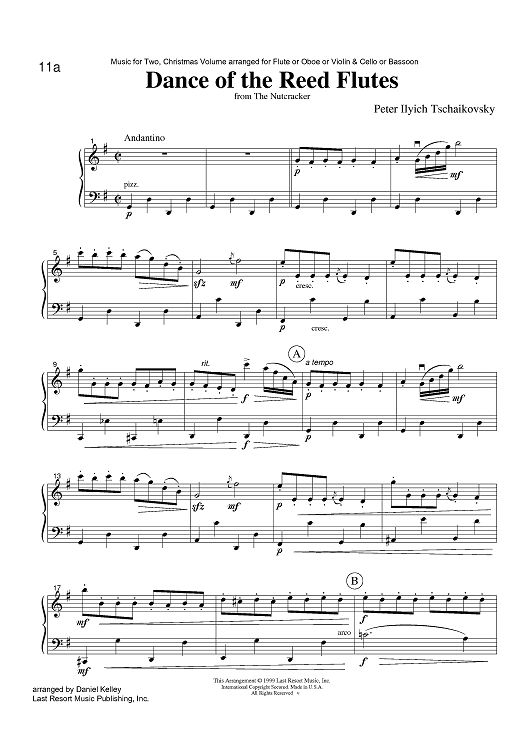 Dance of the Reed Flutes - from The Nutcracker