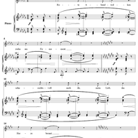 Rote Abendwolken ziehn Schwalbe - From "Zigeunerlieder" Op. 103, No. 11