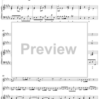 Suite No. 4 in E Major - Piano Score