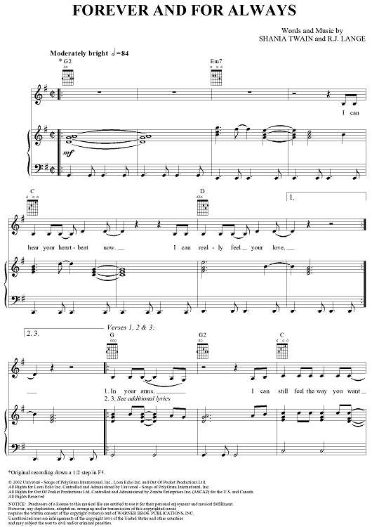 Forever and For Always