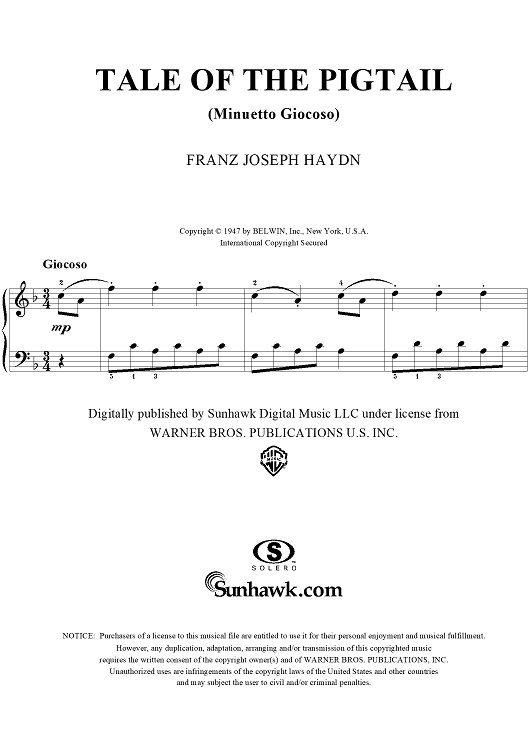 Tale of the Pigtail (Minuetto Giocoso)