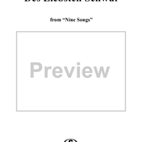 Des Liebsten Schwur - No. 4 from "Nine Songs" Op. 69