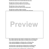 Cover, Contents and Carol Texts - Bonus Material