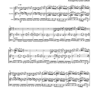 Sheep May Safely Graze - Score