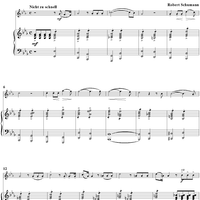 Dichterliebe (Song cycle), Op. 48, No. 07 "Ich grolle nicht" (I murmur not), - Piano