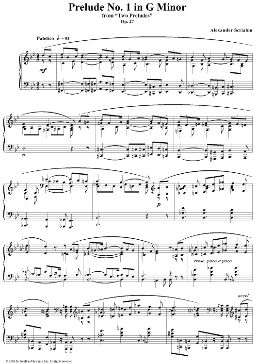 Prelude No. 1 in G minor