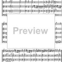 Divertimento No. 4 Bb Major KV186 - Score