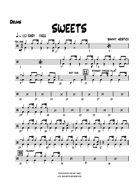 Sweets - Drums