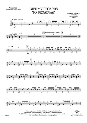 Give My Regards to Broadway - Percussion 1