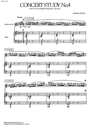 Advanced 2/1 - Concert Study No. 4 - Score