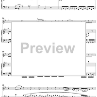 Violin Sonata in E Minor, K60 - Piano Score