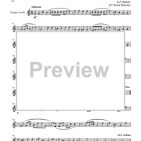 Where E’re You Walk - Trumpet 2 in B-flat