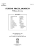 Festive Proclamation - Score
