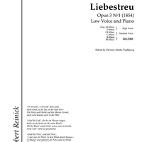 Liebestreu Op. 3 No. 1