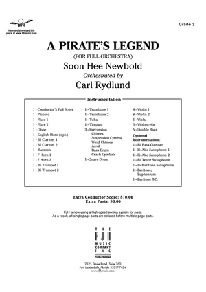 A Pirate's Legend - Score Cover