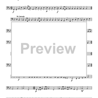 Fünffstimmigter blasender Music - Tuba