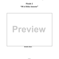 Finale 2: Di si felice innesto, No. 21 from "Il Barbiere di Siviglia" - Full Score
