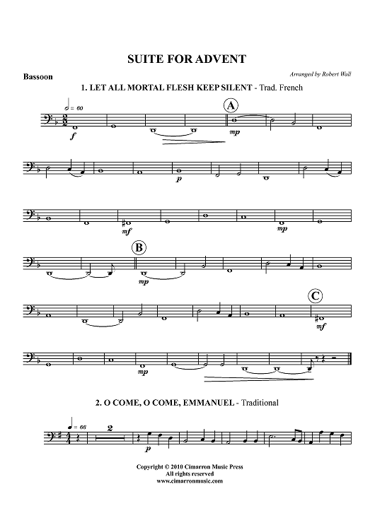 Suite for Advent - Bassoon