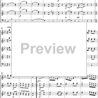 Divertimento No. 3 in E-Flat Major, K166 (K159d) - Score