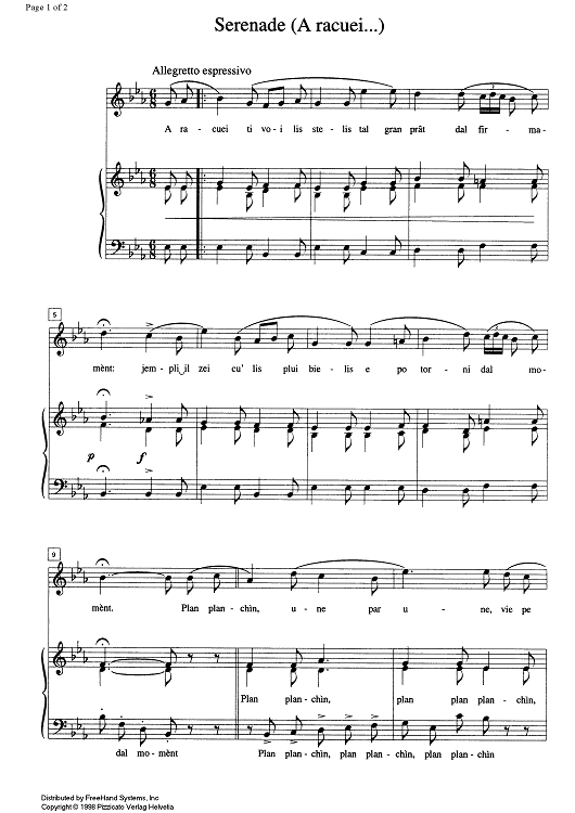 Serenade A racuei...