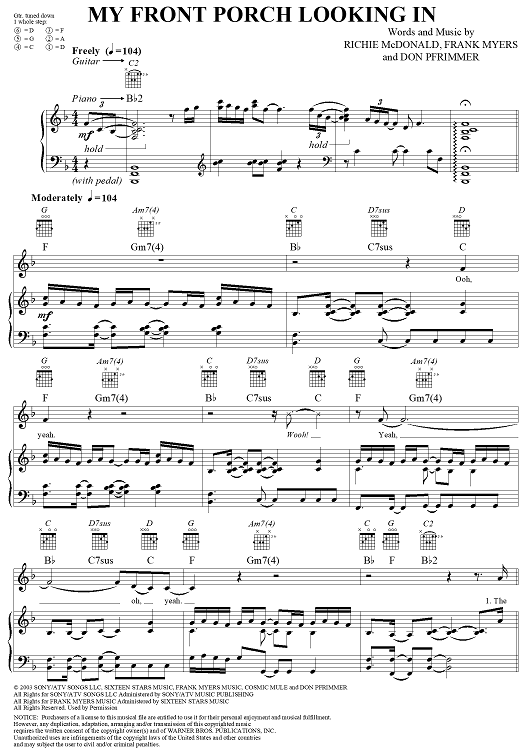 My Front Porch Looking In