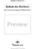 Lieder und Gesänge aus Wilhelm Meister, Op. 98a, No. 2 - Ballade des Harfners - No. 2 from "Lieder and Songs from Wilhelm Meister"  op. 98a