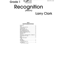 Recognition (March) - Score