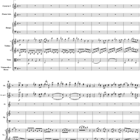 Flute & Harp Concerto in C Major, Movement 3 K297c (K299) - Full Score