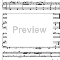 Piano Trio No. 6 G Major KV564 - Score