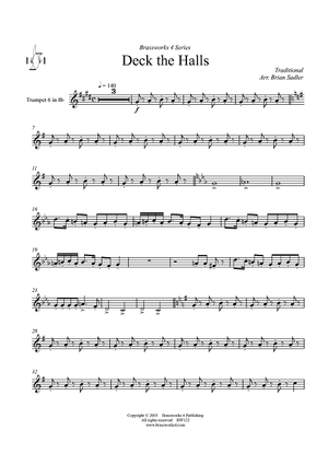 Deck the Halls - Trumpet 6 in Bb or Horn 2 in F