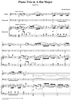 Piano Trio in A-flat Major, HobXV/14 - Piano Score