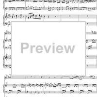 Concerto C Major KV299 - Score