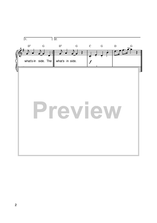 The Toy Box" Sheet Music for Piano/Vocal/Chords - Sheet Music Now