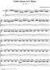 Violin Sonata in E Minor (BWV1023)