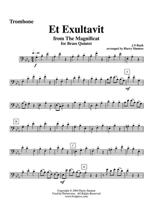 Et Exultavit (from The Magnificat) - Trombone
