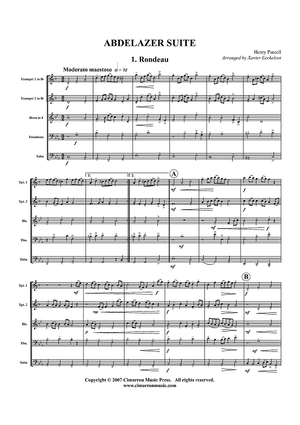 Abdelazer Suite - Score