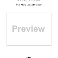 Concert Study No. 22