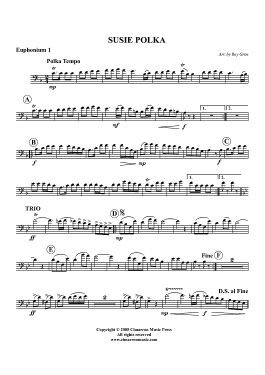 Susie Polka - Euphonium 1 BC/TC