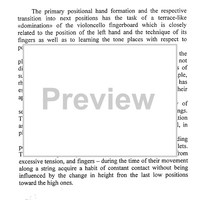 Cello - From the Harmonics to the Positions - Notes
