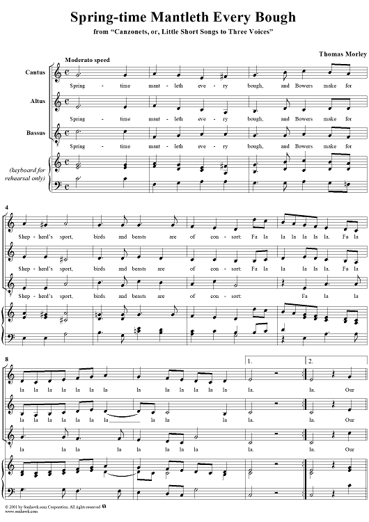 Spring-time Mantleth Every Bough