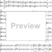 String Quartet No. 10 in E-flat Major, Op. posth. 125, No. 1 - Score