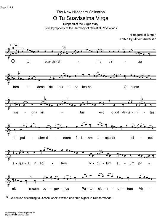 O Tu Suavissima Virga