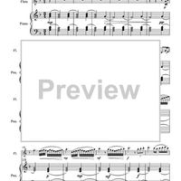 Sonata for Flute and Piano - Piano Score