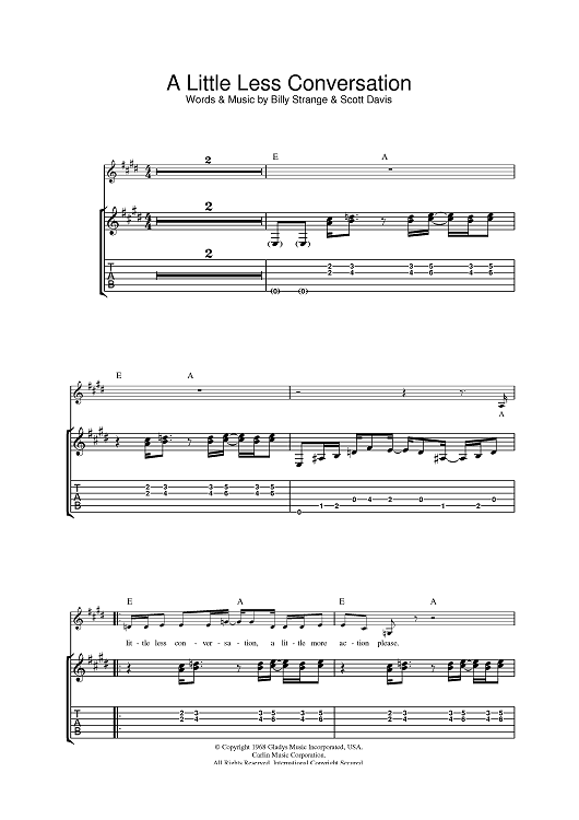 A Little Less Conversation